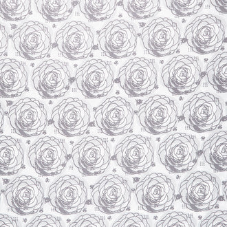Our House - Camellia Bowl Grey Yardage