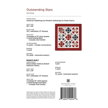 Outstanding Stars Quilt Pattern by Missouri Star
