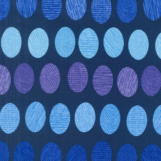 Oval Essence - Navy 108" Wide Backing
