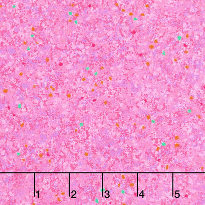 Painterly Petals - Flower Texture Pink Yardage