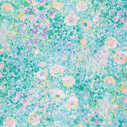 Painterly Petals - Flowers Pastel Yardage