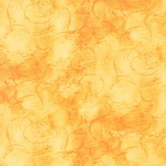 Painter's Watercolor Swirl - Gold 108" Wide Backing