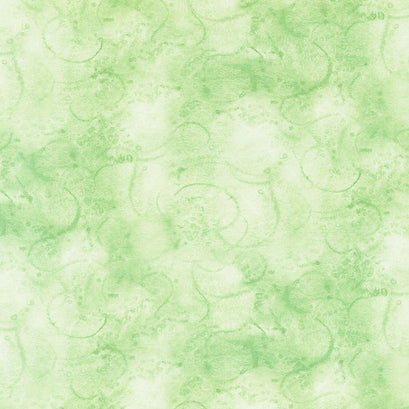 Painter's Watercolor Swirl - Sage 108" Wide Backing