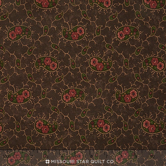 Paisley Park - Brown Paisley Yardage