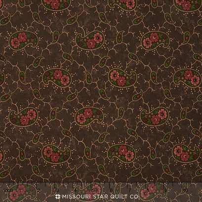 Paisley Park - Brown Paisley Yardage