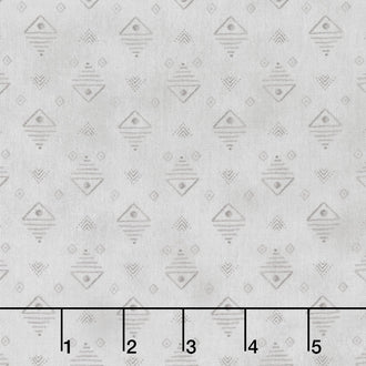 Paisley Place - Geometric Gray Yardage