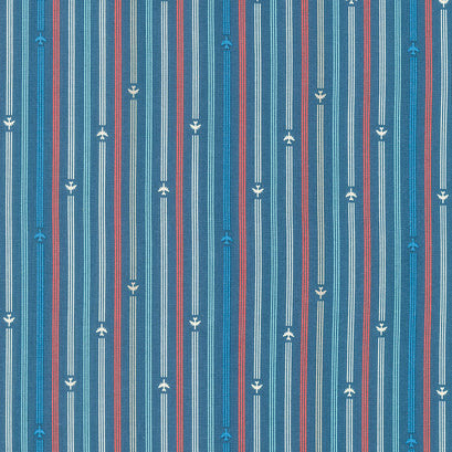 Pan Am - Stripes Navy Yardage