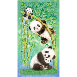 Panda Sanctuary - Panda Multi Digitally Printed Panel