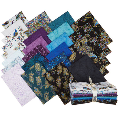 Peacock Flourish Fat Quarter Bundle