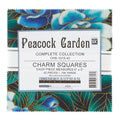 Peacock Garden Metallic Charm Pack