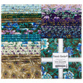 Peacock Garden Metallic Ten Squares