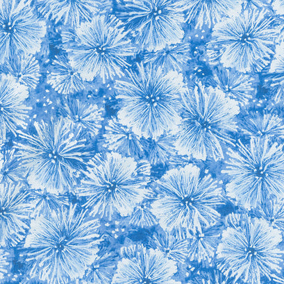 Pearl Frost - Frosty Pine Needles Cobalt Pearlescent Yardage