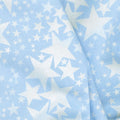 Pearl Frost - Stars Ice Blue Pearlescent Yardage Alternative View #1