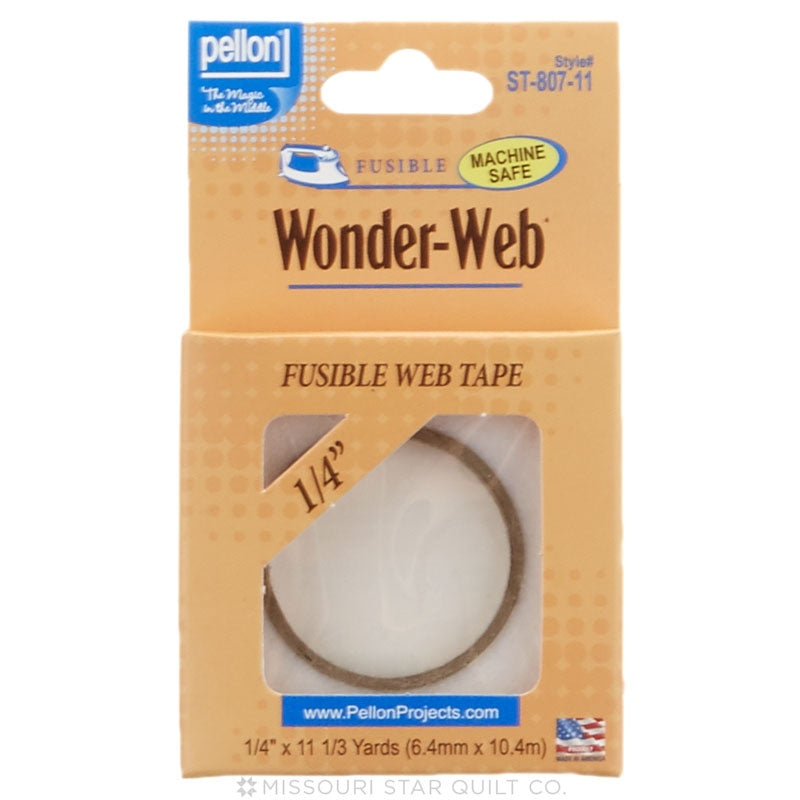 Pellon St-807 Wonder Web Tape, 1/4 inch x 11-1/3 Yards, White