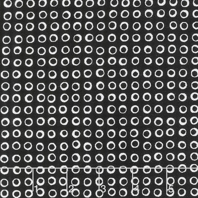 Pen and Ink - Circle Black Yardage