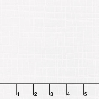 Pen and Ink - Grid White Yardage