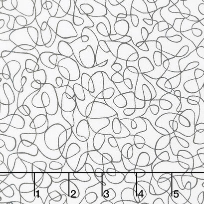 Pen and Ink - Scribbles Pepper Yardage
