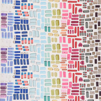 Pencil Club - Erasers Buff Digitally Printed Yardage