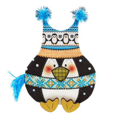 Penguin Ugly Sweater Air Mail Ornament Kit