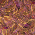 Persis - Blossom Feathers Nobel Purple Metallic Yardage