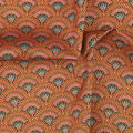 Persis - Blossom Flowers Wineberry Metallic Yardage Alternative View #1
