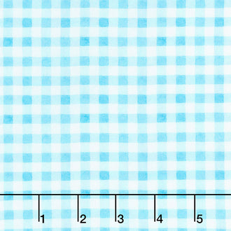 Picnic by the Lake - Summer Gingham Blue Yardage