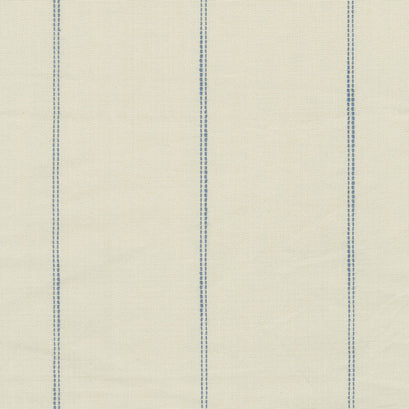 Picnic Point Tea Toweling - Gray Navy Wide Pinstripe 16" Toweling Yardage