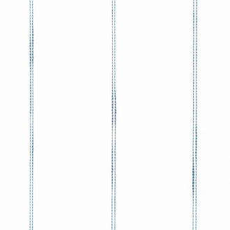 Picnic Point Tea Toweling - Navy Wide Pinstripe 16" Toweling Yardage