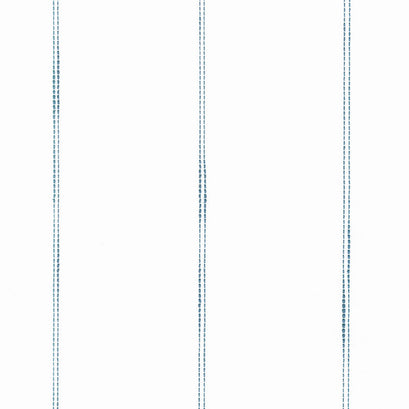 Picnic Point Tea Toweling - Navy Wide Pinstripe 16" Toweling Yardage