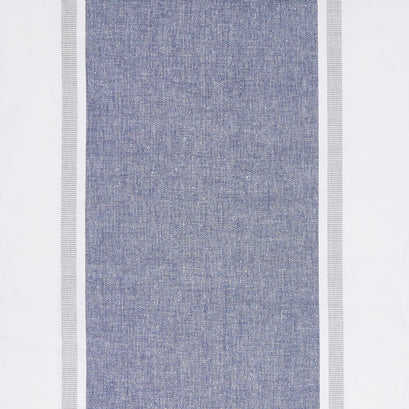 Picnic Point Tea Toweling - Wide Stripe Navy 16" Toweling Yardage