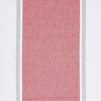 Picnic Point Tea Toweling - Wide Stripe Red 16" Toweling Yardage