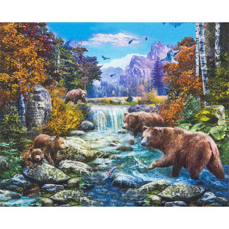 Picture This - Bears Nature Digitally Printed Panel