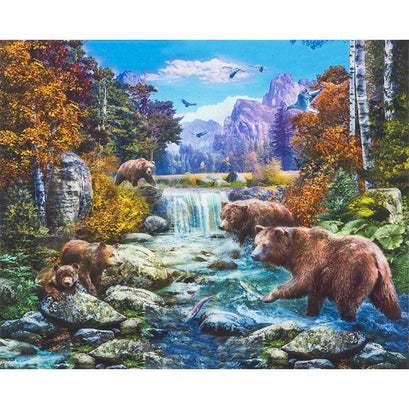 Picture This - Bears Nature Digitally Printed Panel