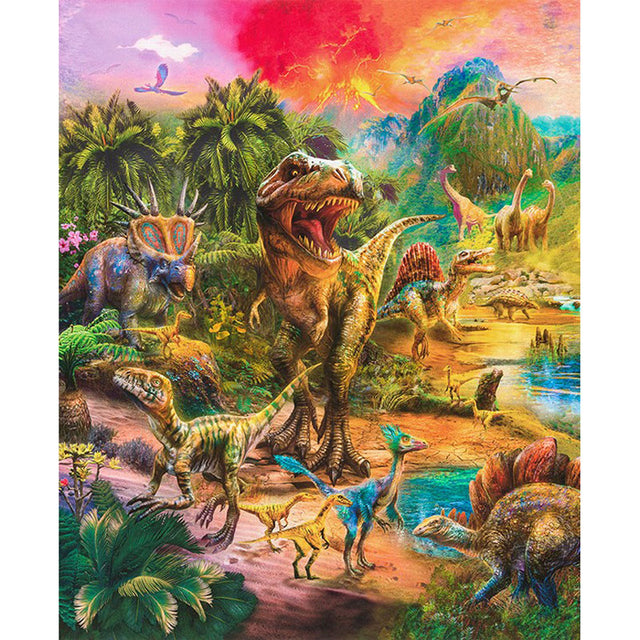 Kids Jurassic Park Dinosaur 5-Piece Backpack Set, Multicolor