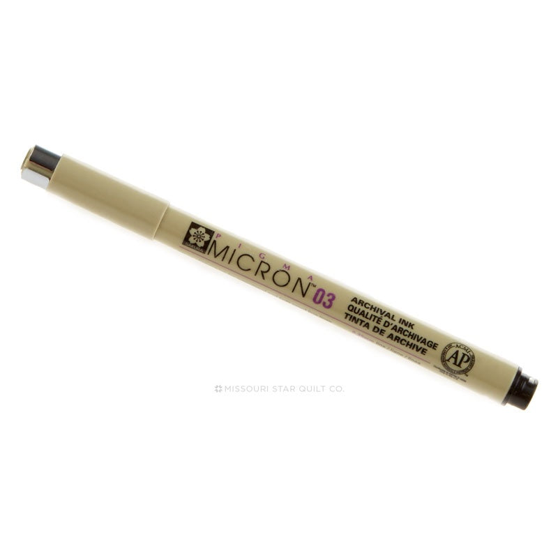 Pigma Micron 03 Pen .35mm Black