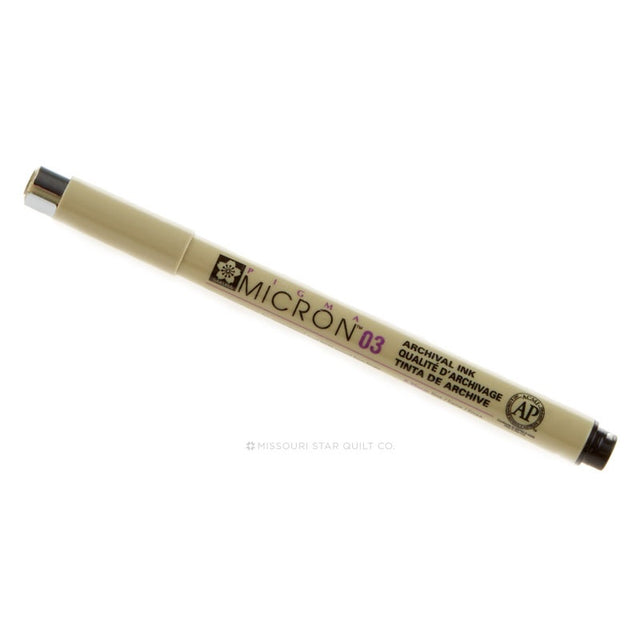 Sakura Pigma Micron Stifte 03 (0,35 Mm) – 6er Pack Schwarz, Archivfest, Wasserdicht, Für Präzises Zeichnen & Schreiben