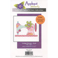 Pink Vintage Stitches Fusible Appliqué Shapes