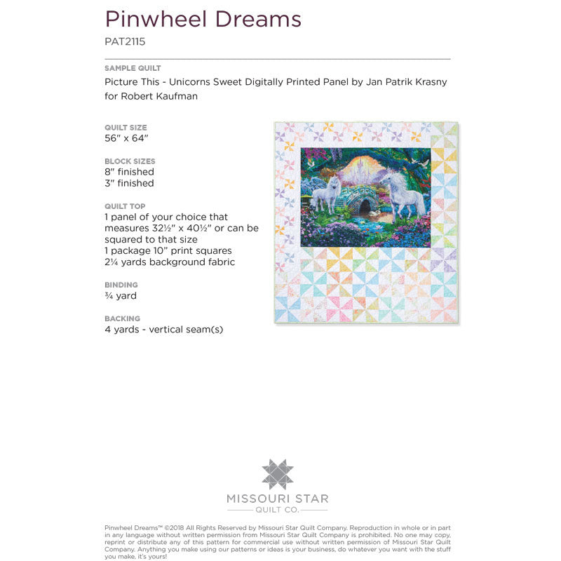 Pinwheel Dreams Quilt Pattern by Missouri Star Alternative View #1