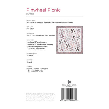 Pinwheel Picnic Quilt Pattern by Missouri Star