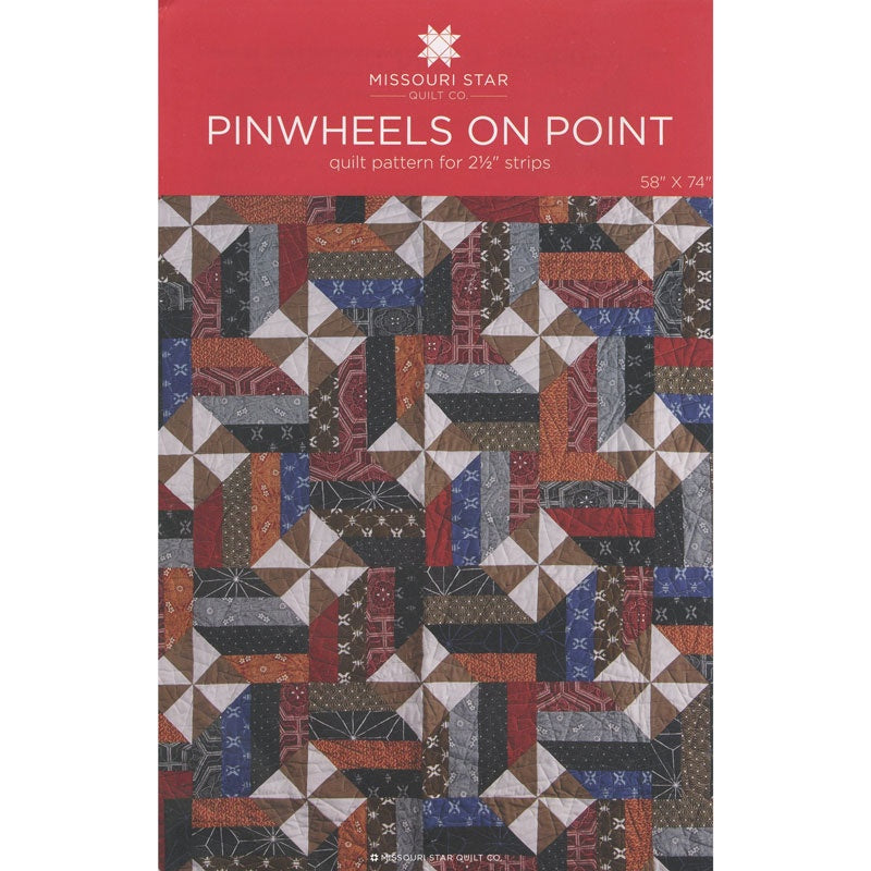 Pinwheels on Point Quilt Pattern by Missouri Star