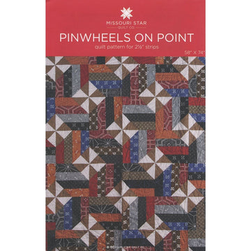 Pinwheels on Point Quilt Pattern by Missouri Star