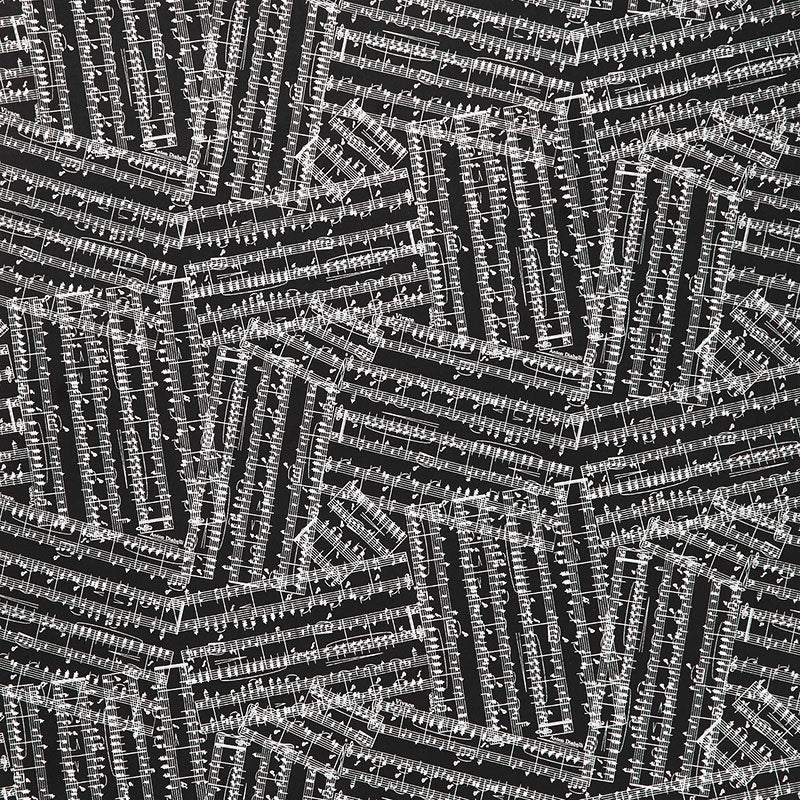 Pitch Perfect - Music Melody Black Yardage