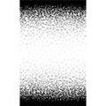 Pitch Perfect - Ombre Notes Border Black Yardage
