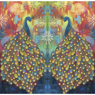 Pizzazz - Peacock Multi Digitally Printed Panel