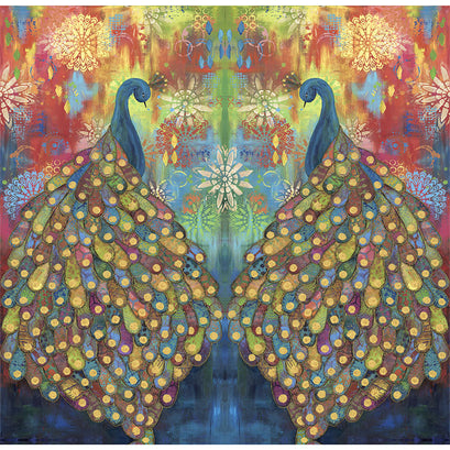 Pizzazz - Peacock Multi Digitally Printed Panel
