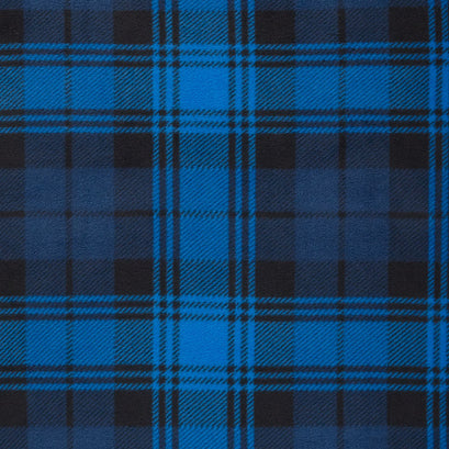 Plaid Navy Fleece Yardage