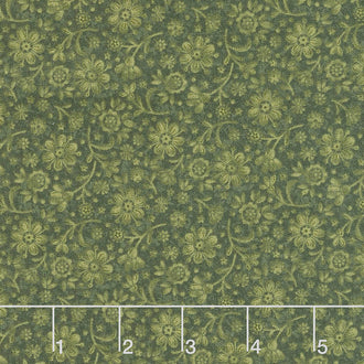 Plant Kindness - Calico Green Yardage