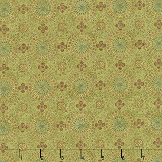 Plant Kindness - Garden Path Light Green Yardage