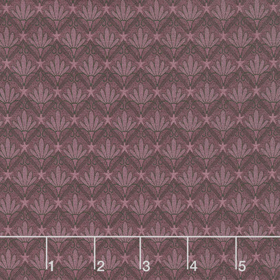 Plant Kindness - Pumpkin Blossom Tonal Purple Yardage