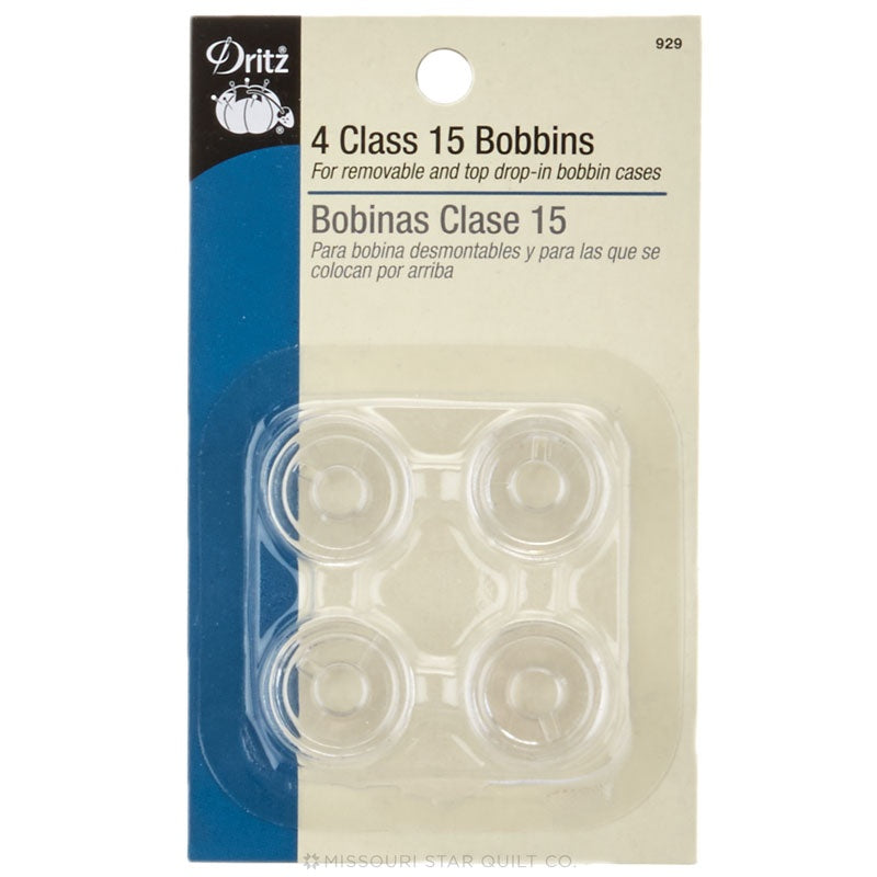 Plastic Bobbins - Class 15 (4 ct)